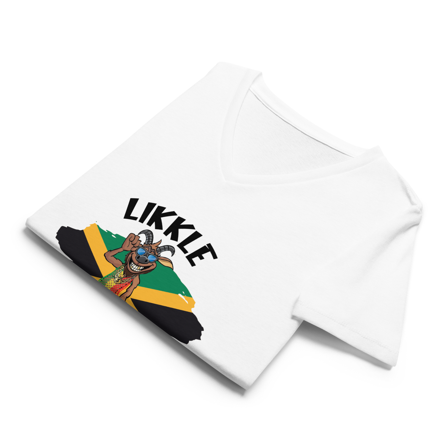 Limited Edition Likkle Curry Gravy Women’s Relaxed v-neck t-shirt
